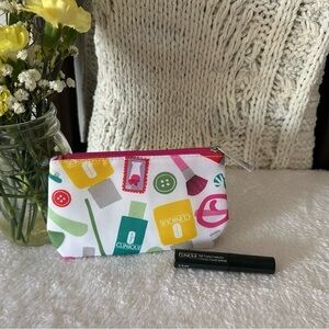 Clinique Cosmetic Bag with Clinique Mascara
